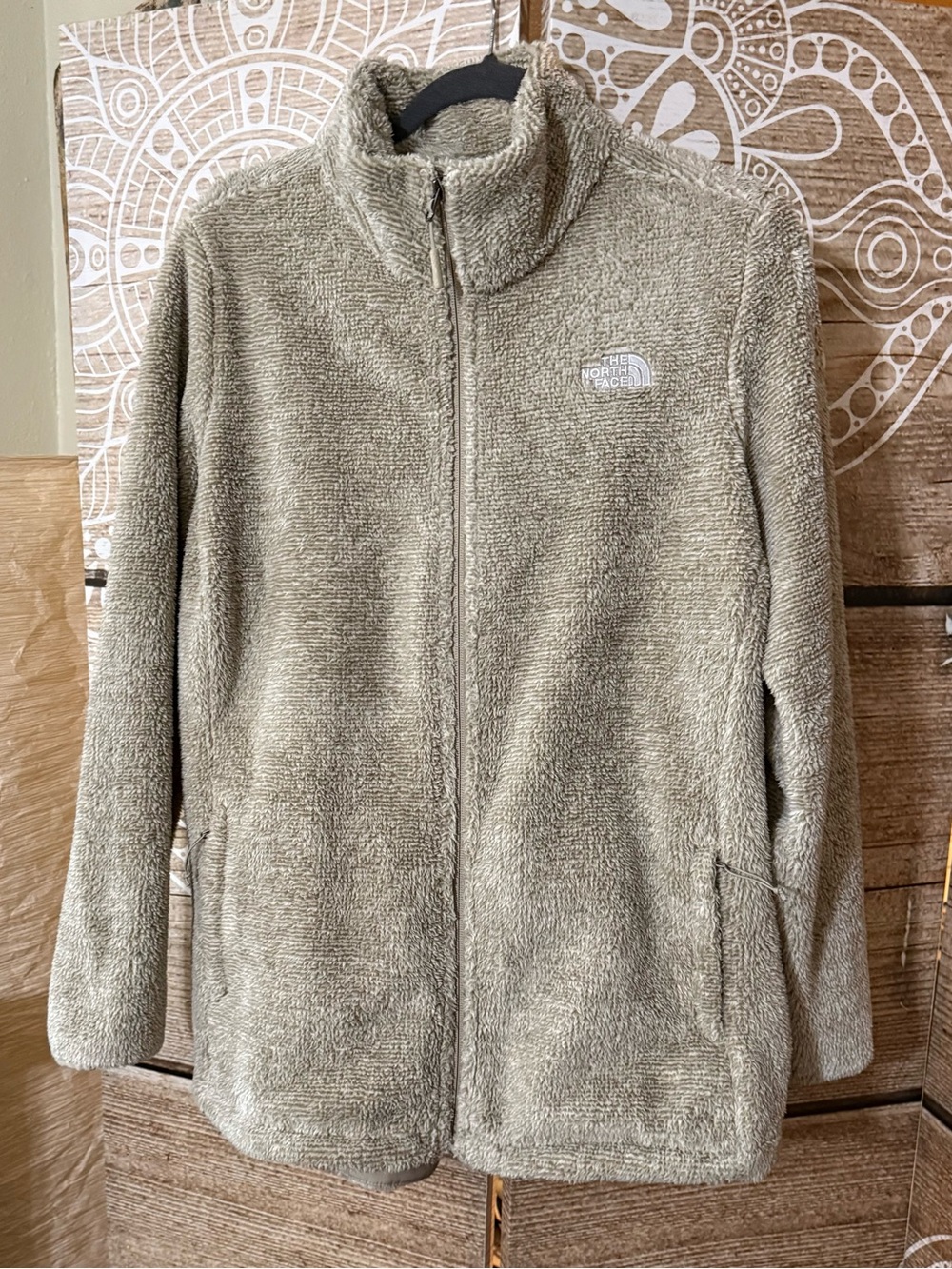 The North Face Women's Teddy Fleece Jacket in Cream